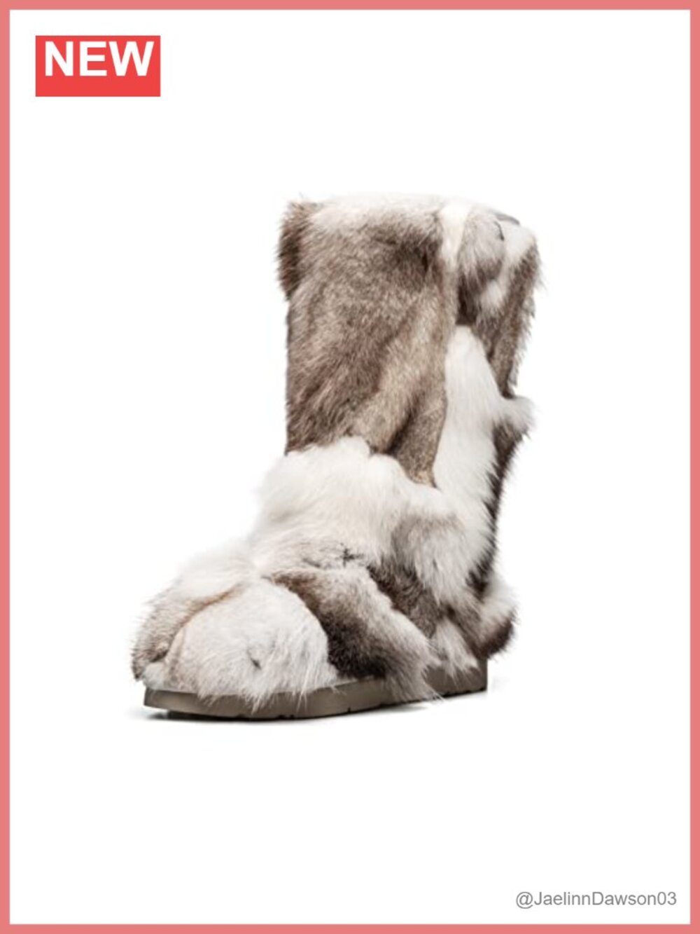 Luxury Fur Mid-Calf Snow Boots Women Warm Winter Cozy Calf-High Fluffy Boots